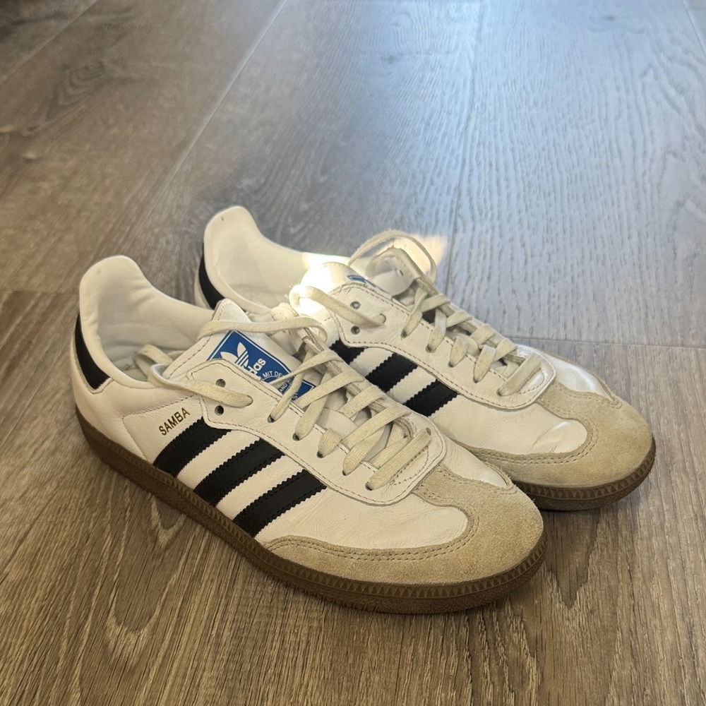 Adidas Samba White Black Sneakers